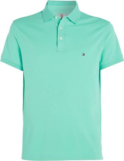 Мужское теннисное поло Tommy Hilfiger Core 1985 Slim Polo - light jade green
