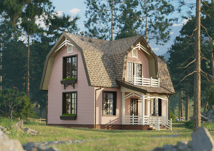 Ламинированная черепица Docke Серия Dragon Standard, окисленная медь  2.38м2