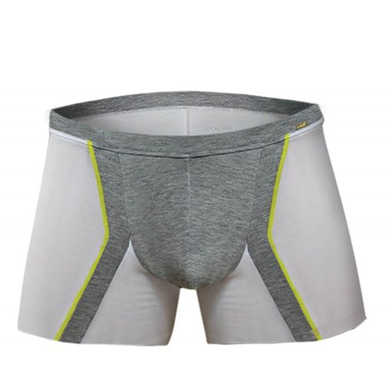 Мужские трусы боксеры светло-серые с вставками Doreanse 1720 Boxer