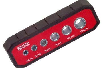 Кондуктор для сверления отверстий 4, 5, 6, 8, 10 и 12 мм WOODWORK DGA-006