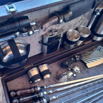 Шашлычный набор подарочный "Буйвол Элит" №30 в кейсе из экокожи