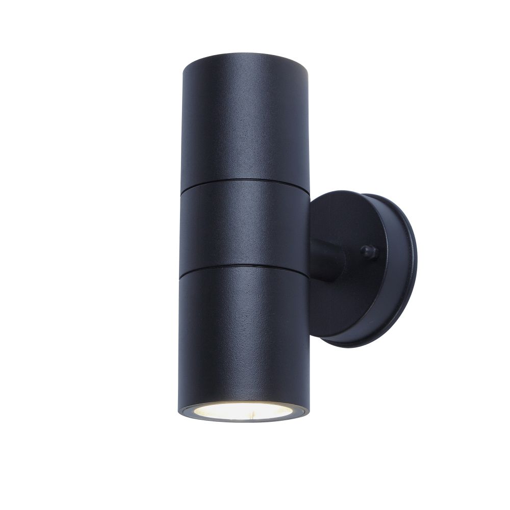 UUL-S22D-2x35W-GU10 IP65 BLACK Светильник уличный. под две лампы GU10. Архитектурный накладной. Корпус черный. TM Uniel