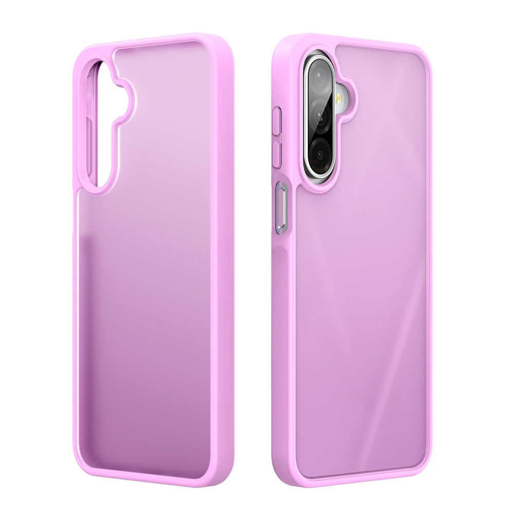 Прозрачный матовый чехол розового цвета (Rose Pink) для Samsung Galaxy A26 5G, серия Yind Series от Dux Ducis