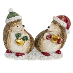 GAEM Фигурка декоративная "Ёжики", L12,5 W5 H9 см