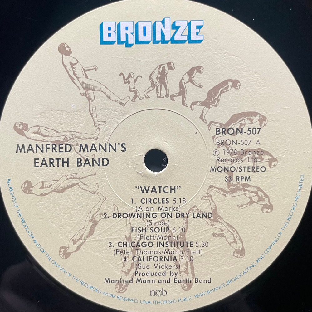 Manfred Mann's Earth Band ‎– Watch (Скандинавия 1978г.)