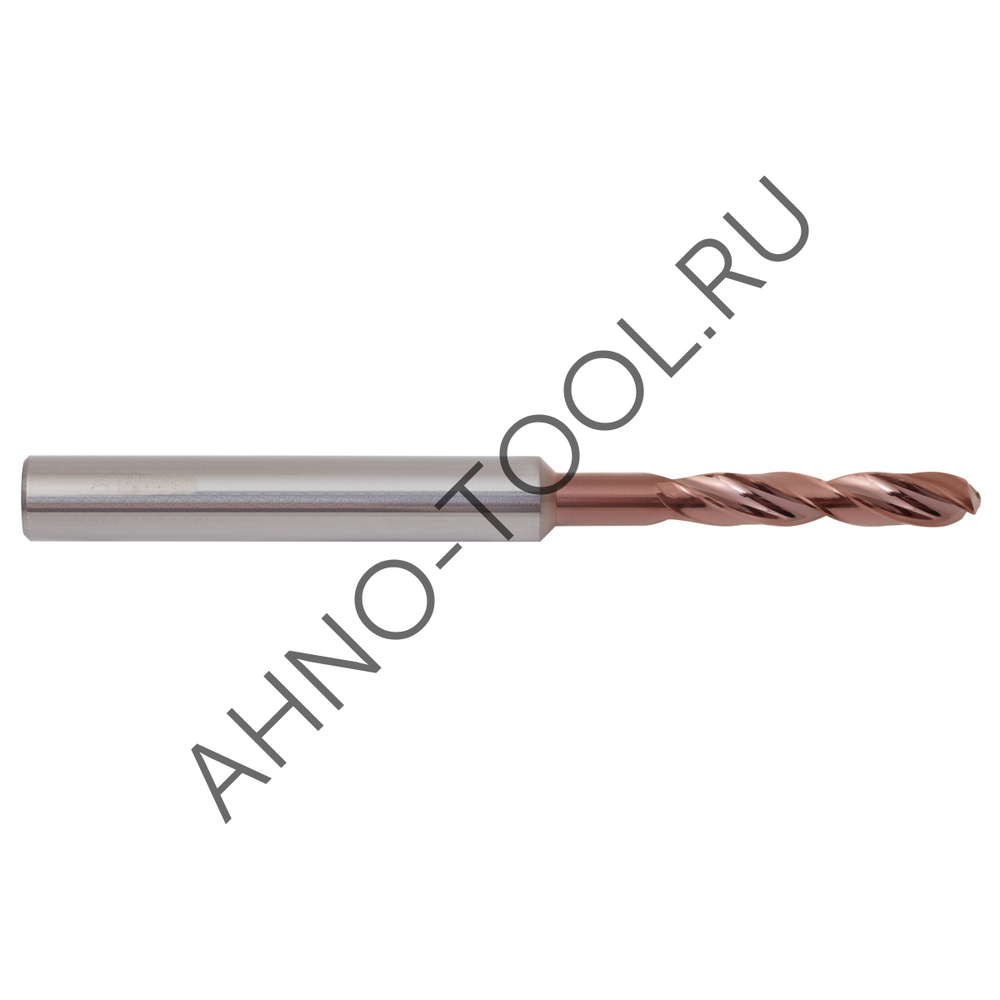 Сверло  3.6мм  твердосплавное 3D без подвода СОЖ. SP-X800030360 VHM AHNO по стали, чугуну, нерж. и ж