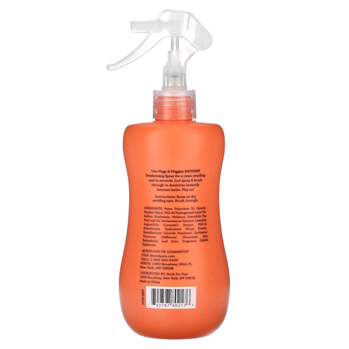 Wags & Wiggles, Refresh, дезодорирующий спрей, с пикантным грейпфрутом, 355 мл (12 жидк. унций)