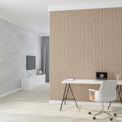 Панель стеновая реечная МДФ 3D Line Modern L06 Дуб альпийский 2750 мм