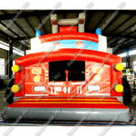 Коммерческий надувной батут "Пожарный автомобиль"