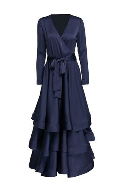 Длинное платье воланчик