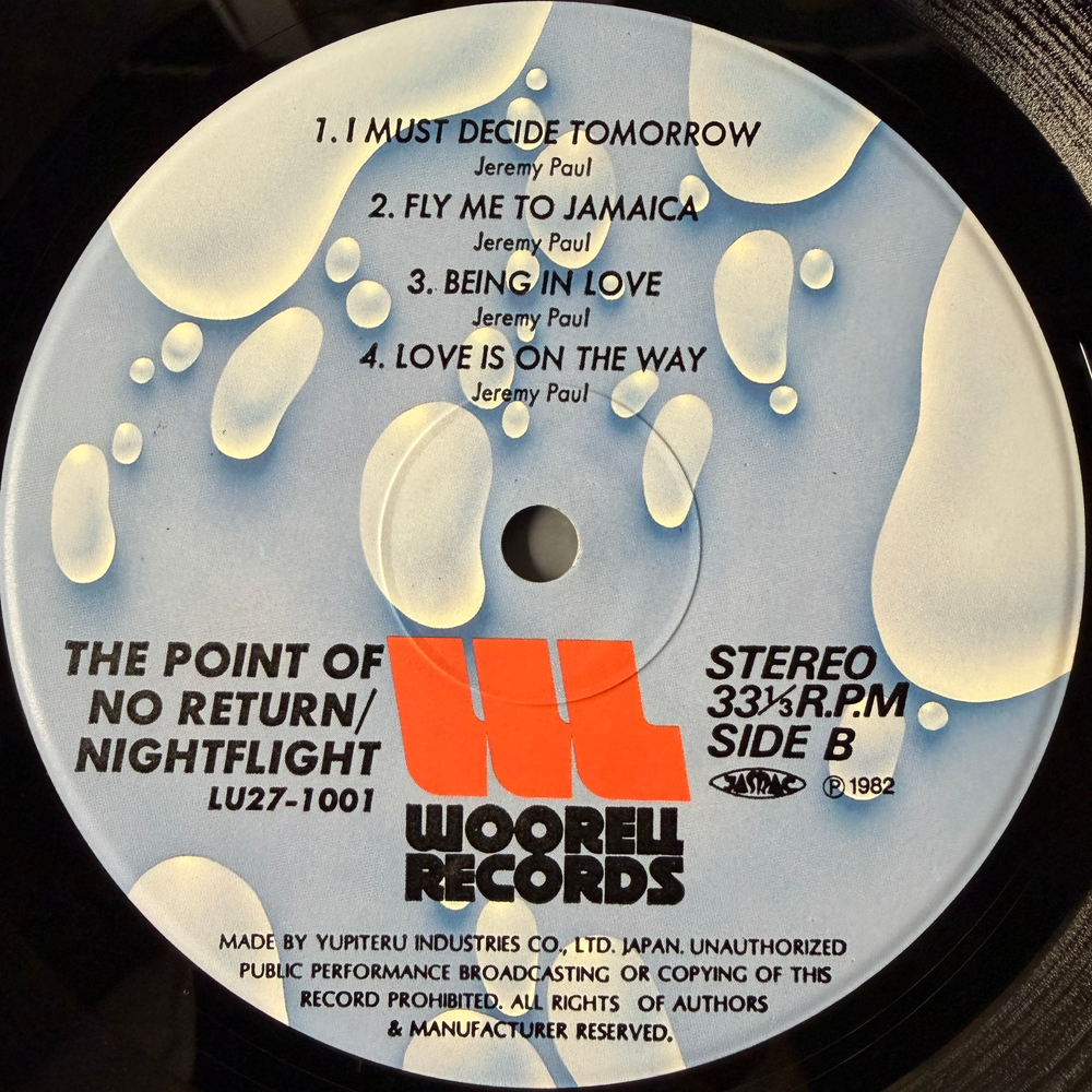 Night Flight – The Point Of No Return (Япония 1982г.) Т