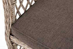 "Эспрессо-80 L" обеденная группа плетеная, цвет бежевый