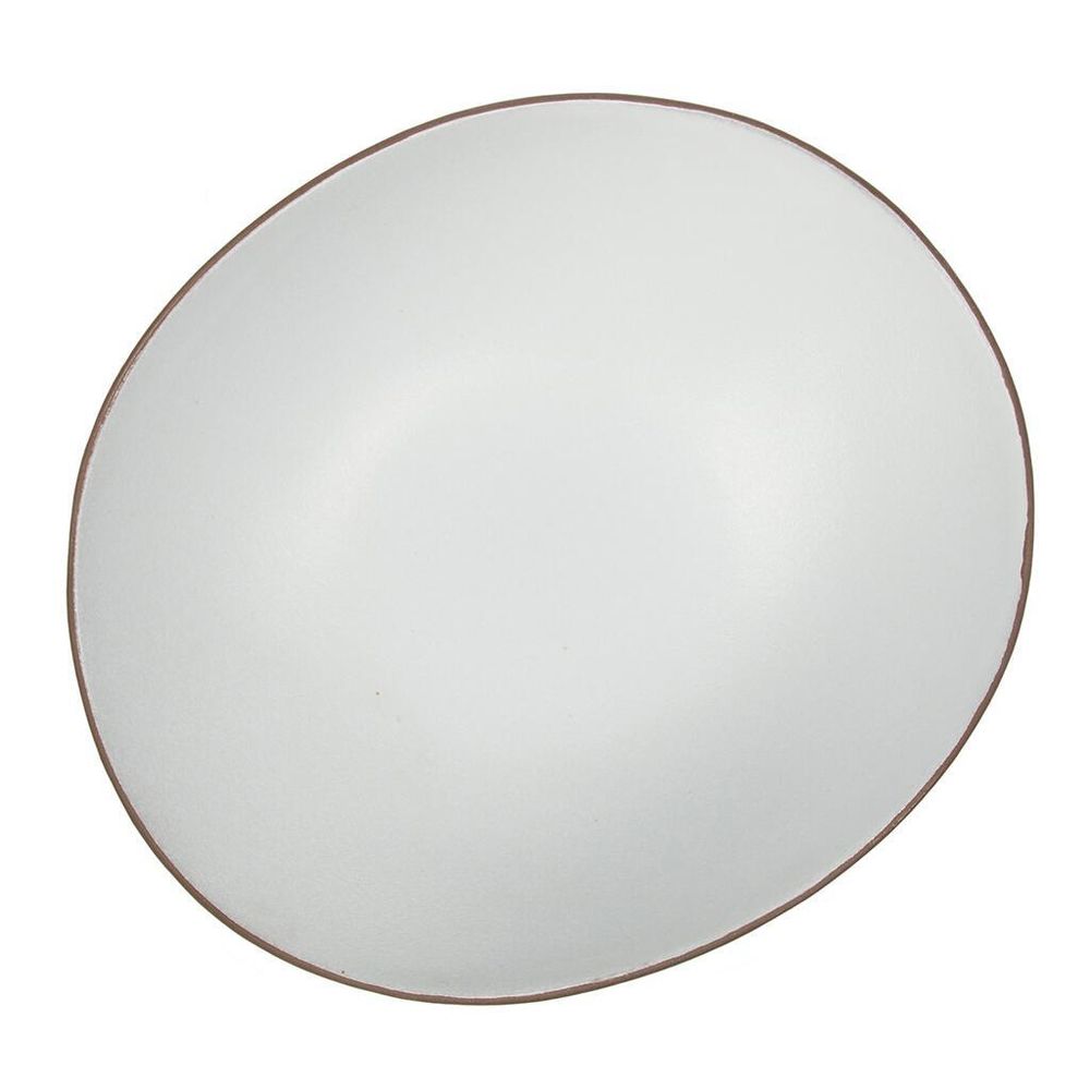 Салатник 800 мл 24*20,7 cм h8 cм White Matt New Brown Taiga P.L. [3]