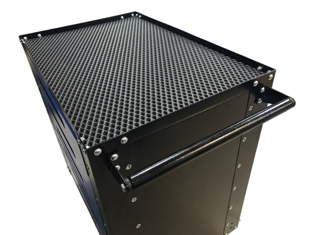 Инструментальная тележка GWT-B5 (5 ящиков, колеса с тормозом, синяя)