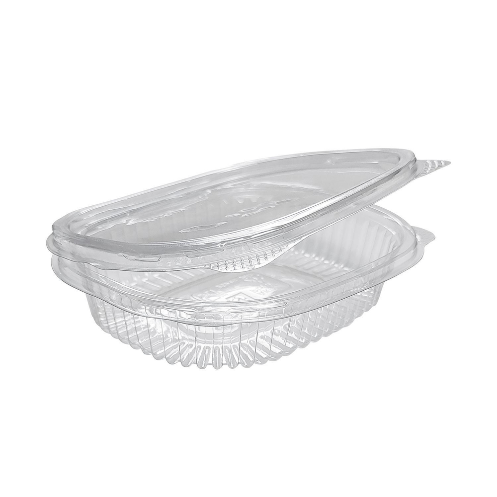 Контейнер салатница овальный 250 мл РЕТ Ake Plast (АКЕ Пласт) по 420 шт