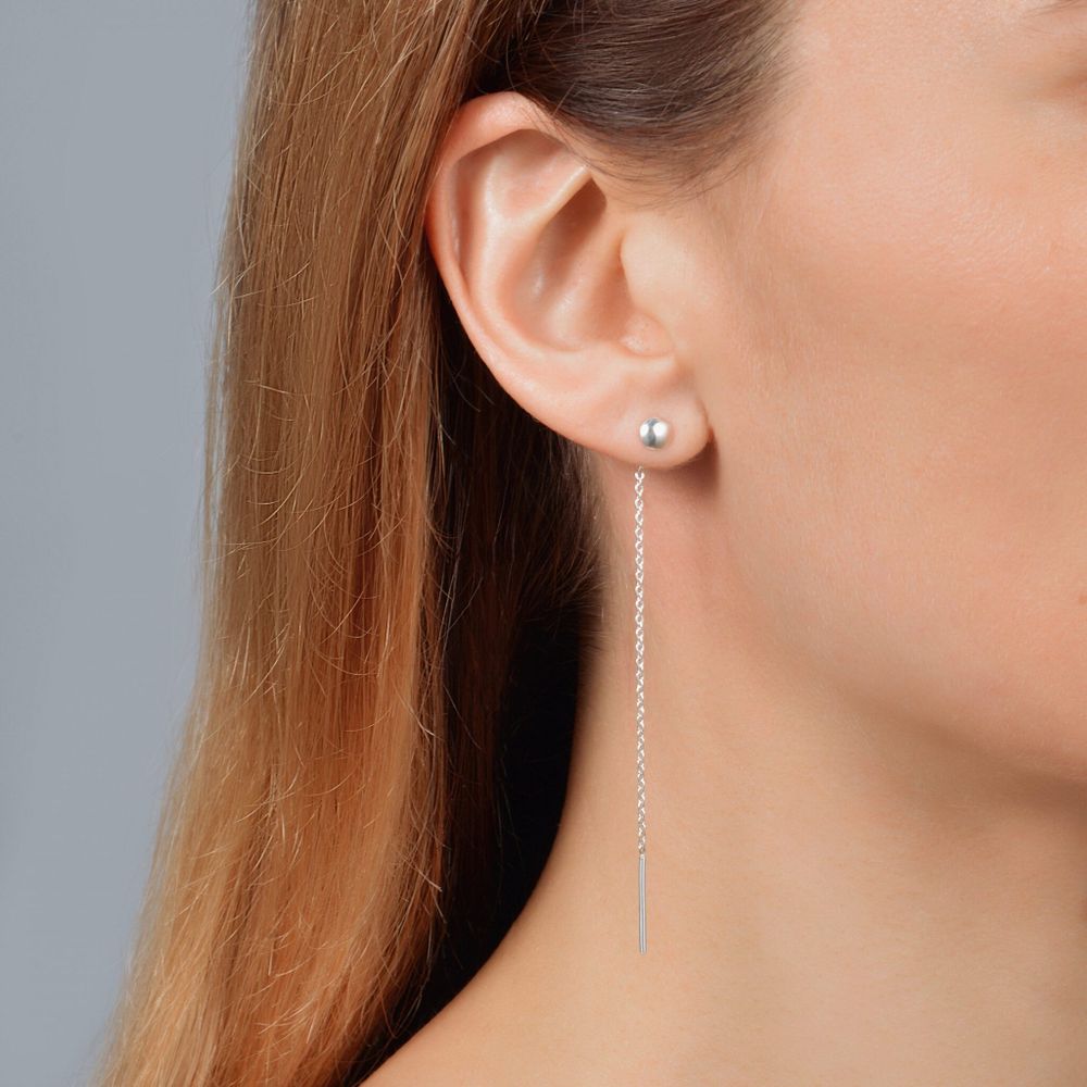 Серьги-протяжки Lente 75