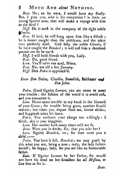 The Works of Shakespeare. Much ado about nothing. The merchant of Venice. Love's labour's lost. As you like it. Taming the shrew | В. Шекспир; H.F. Gravelot; G. Vandergucht; Mr. Theobald