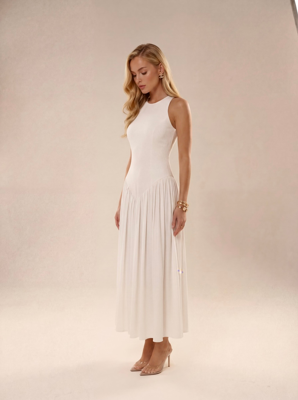 Платье Джулия в белом цвете