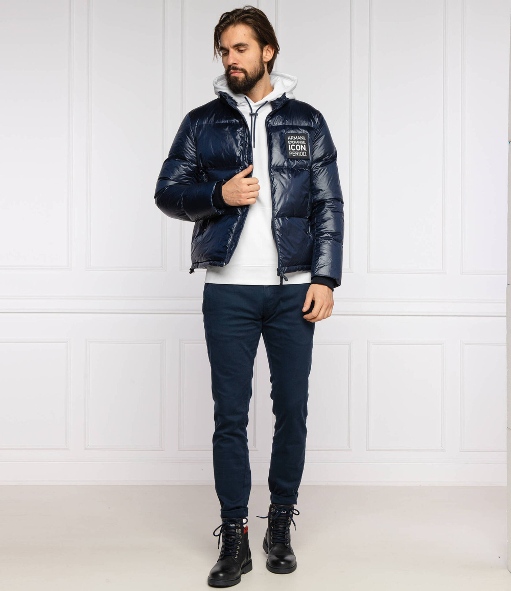 пуховая куртка Armani Exchange - темно-синий(8NZBP2 ZNYNZ)