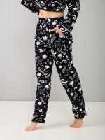 Пижама с брюками КБ-093/ночь-черный