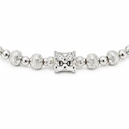 Колье-чокер YIDA «Серебряные бусины» Silver