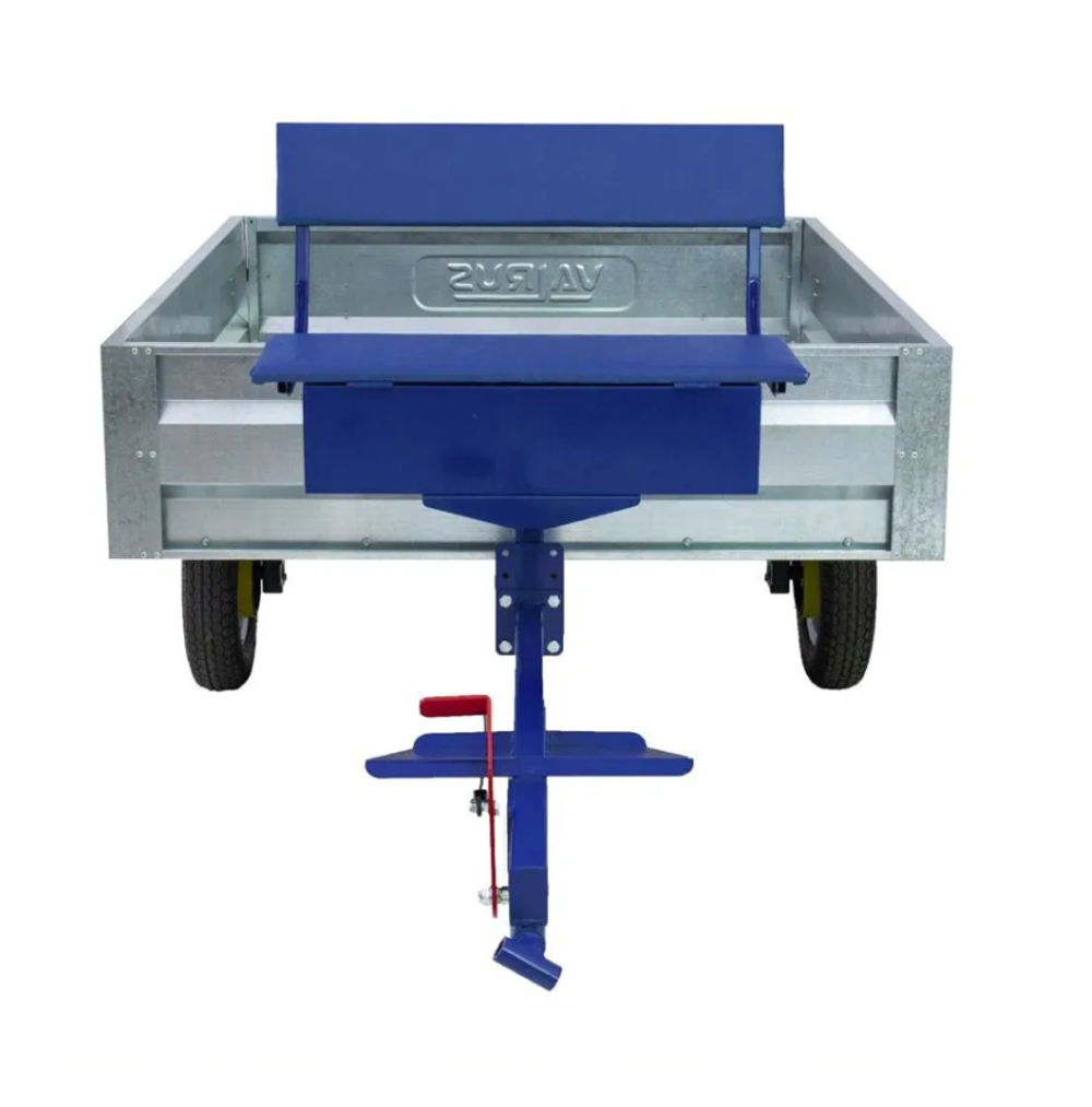 Телега Valrus ТПЦ 600 Ф для мотоблока, оцинкованная