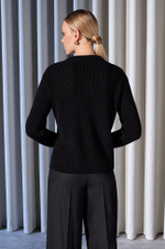 22956 Джемпер женский (черный)