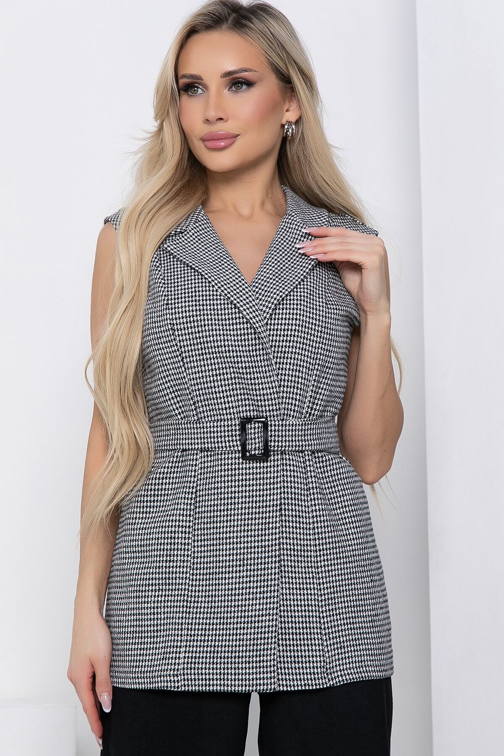 Жилет "Амстердам" (гусиная лапка) Б8611 LT Collection