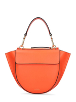 WANDLER | Mini Hortensia leather top handle bag