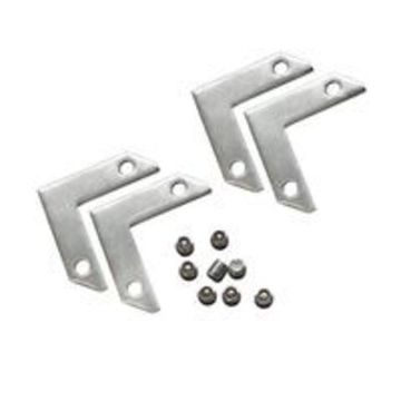 ST001.179.00 Уголок 90° горизонтальный к-т (4 соединителя+8 винтов) для ST001.129.00 ST-Luce Серебри BASE