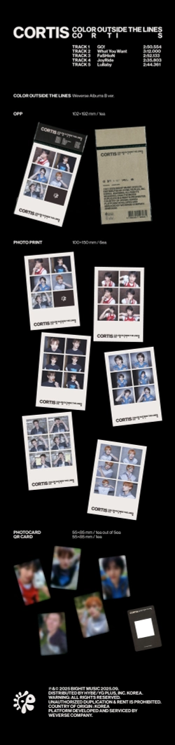 Альбом CORTIS - COLOR OUTSIDE THE LINES (Weverse Albums ver.)