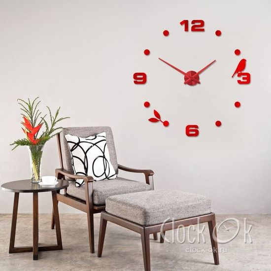 Настенные 3D часы Spring