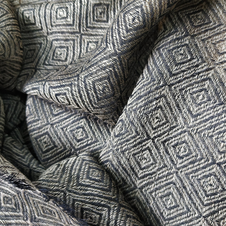 Палантин с бахромой шерсть, шелк, 70 х 200 см 2000000159775