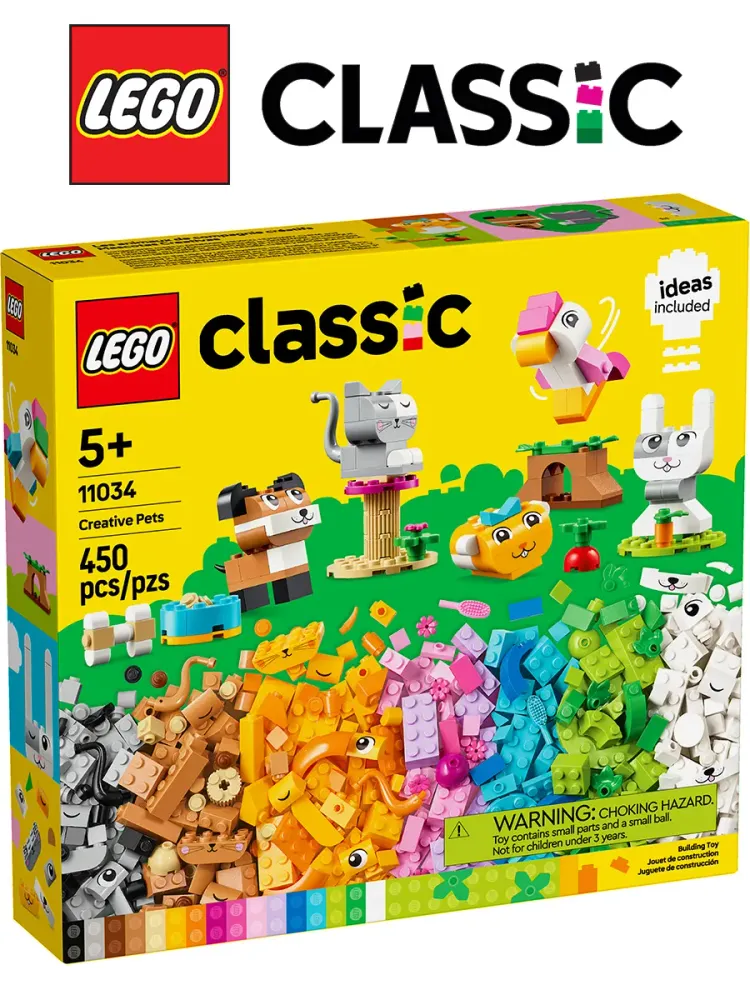 Конструктор Classic 11034 Креативные домашние животные