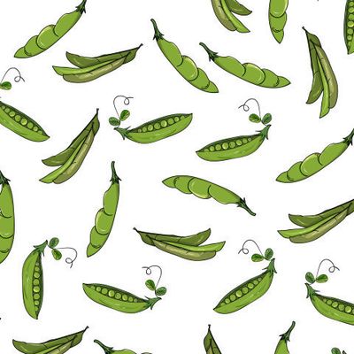 зелёный горошек