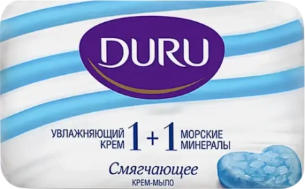 Мыло Duru 1 + 1 Soft Sensations Морские минералы 80г