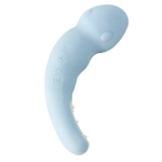 Перезаряжаемый вибромассажер SQUID Vibrator (Цвет: голубой)