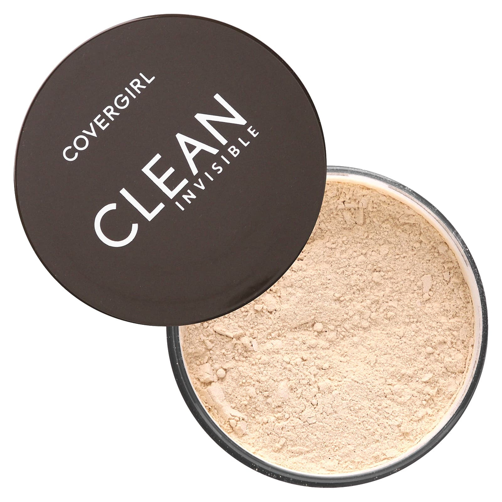 Covergirl, Clean Invisive, рассыпчатая пудра, оттенок 105 полупрозрачный светлый, 18 г (0,63 унции)