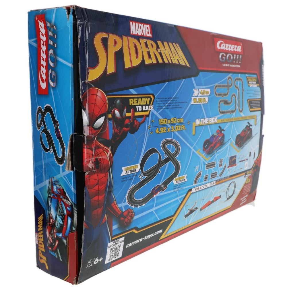 Гоночный трек Carrera GO 1806 62580!!! Spider-Man Racing 4,9 м с 2 машинками 62580 — фото 1