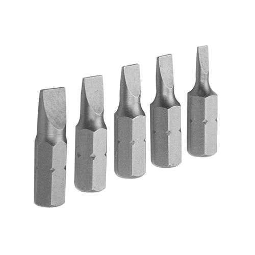 TOLSEN (TT20285) Набор вставок (бит) торцевых 1/4", Slotted, 3-6,5 мм, 25 мм, 5 предметов