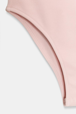 ZARA БОДИ С КРУГЛЫМ ВЫРЕЗОМ, ПУДРОВО-РОЗОВЫЙ