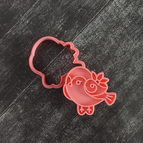 Штамп-птичка №3