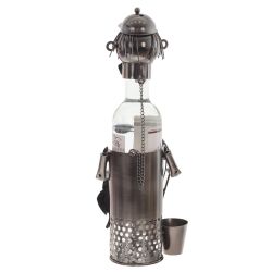 GAEM Подставка для бутылки "Рыбак", D 7 см, L12 W8,5 H16,5 см