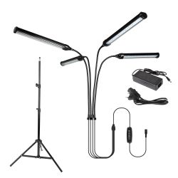 ULT-P32-60W-SPLE-TM-40 IP40 BLACK QUAD Светильник для растений светодиодный с таймером. на штативе. Спектр для фотосинтеза. TM Uniel