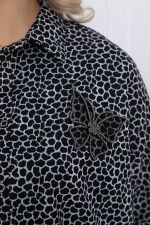 Рубашка Сладкий поцелуй (черно-серая) Б12328-4 LT Collection