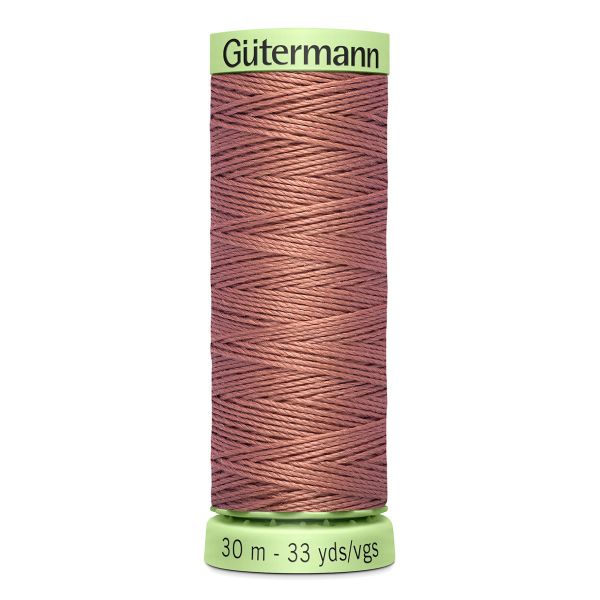 Нитки отделочные Gutermann Top Stitch 30 (30 метров), 5 кат. | 245 золотисто бежево-розовый