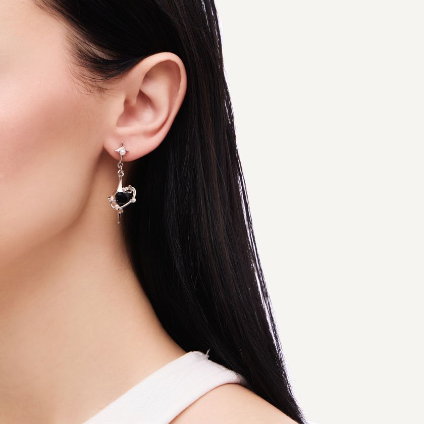 Серьги Космическая Любовь – Черные