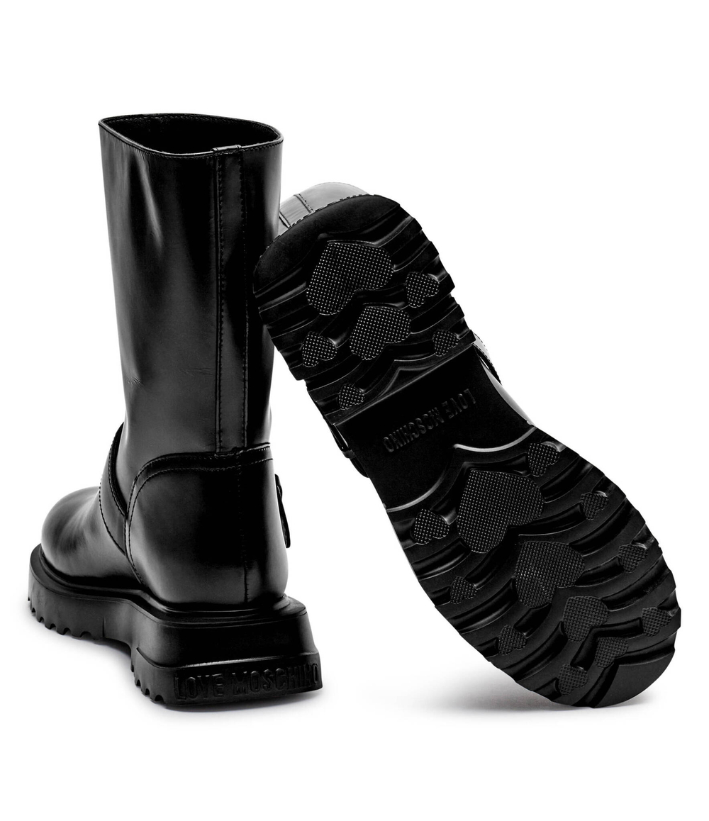 Кожаные ботильоны Love Moschino - черный(JA24134G1LIA0)