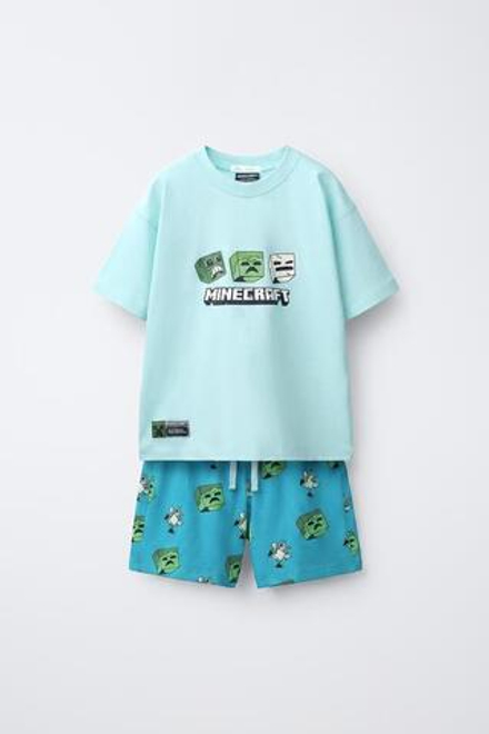 ZARA ПИЖАМА MINECRAFT © MOJANG AB, СИНИЙ