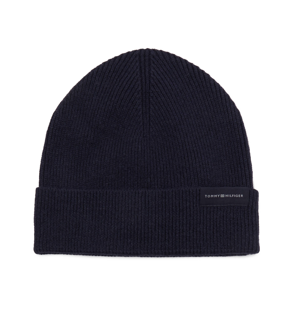 Шапка UPTOWN WOOL BEANIE Tommy Hilfiger - темно-синий(AM0AM11483)
